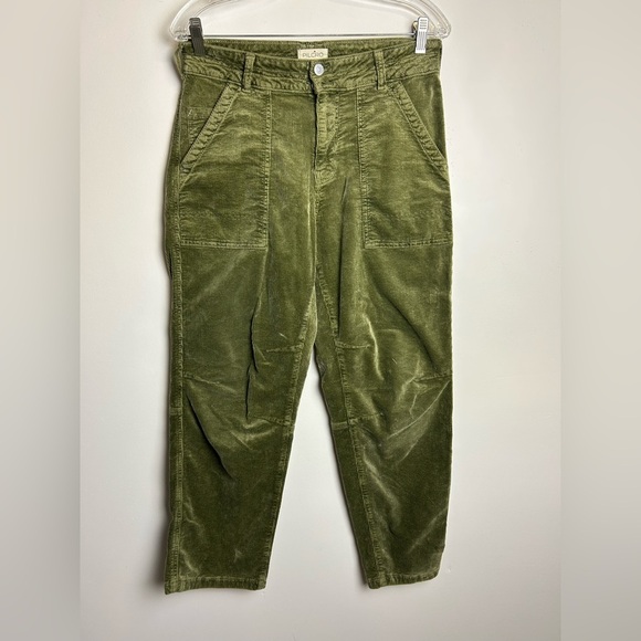Madewell Pants - PILCRO Corduroy Pants Sz 28 Women's The Wanderer Relaxed-Leg Green minimalist